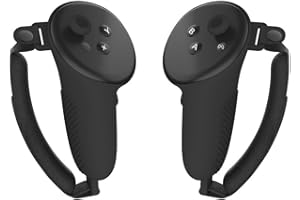 BeisDirect Funda protectora de silicona para Meta Quest 3 para Meta Quest 3, accesorios antirrobo con correa de mano ajustable (negro)