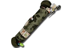 JEMIDI Sac de Rangement pour Organisateur de Papier Cadeau - Rangement pour Papier d'emballage Cartes Ruban Cadeau - Sac pour Rouleaux Cadeaux Papier de Noël - Fleurs