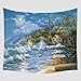 Produktbild jtxqe Dekorative Tapisserie Decke Tapisserie Europa und Amerika Tapisserie Bedruckte Tapisserie Hängende Tapisserie Tapisserie 75x87cm