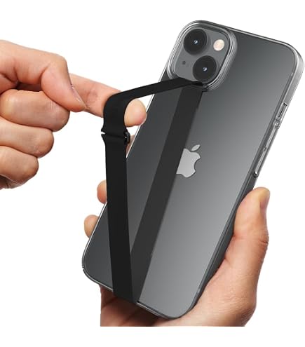 2 Anelli In Silicone Per Telefono - Cinghia Di Sicurezza Regolabile, Grip Posteriore Per Custodie, Compatibile Con IPhone E Android