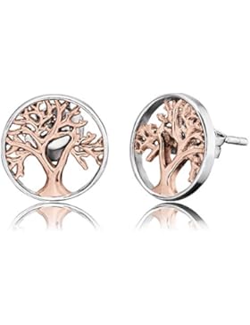 Engelsrufer Damen-Ohrstecker 925 Silber rhodiniert - ERE-LILTREE-BICOR