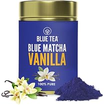 BLUE TEA - Butterfly Pea Vanilla Matcha Powder (50Grams) | Anti ...