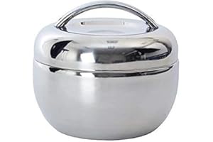 Orion Contenitore termico in acciaio inox a forma di mela 2 L argento