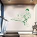 Produktbild Wandaufkleber Abziehbilder Karate kick martial arts vinyl wandaufkleber sport raumdekoration kunststoff applique art carving applique wandbild W-85 58 * 64 cm
