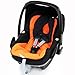 Universal Car Seat Footmuff To Fit Maxi Cosi - Orange (Black / Orange)