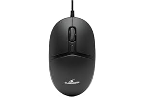 Bluestork - M-W-OFF20 - Souris Filaire Compacte Réactive et Précise - Souris d'ordinateur ambidextre - silencieuse 1000 DPI - Compatibilité PC & Mac - New