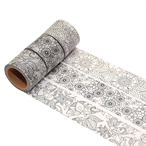 K-LIMIT 3er Set Washi Tape Dekoband Masking Tape Geschenkidee Klebeband Scrapbooking zum Ausmalen Geschenkidee Weihnachten 6277 K-LIMIT 3er Set Washi Tape Dekoband Masking Tape Geschenkidee Klebeband Scrapbooking zum Ausmalen Geschenkidee Weihnachten 6277