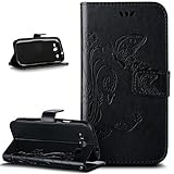 ikasus Malerei Muster PU Lederhülle Flip Hülle Case Schutzhülle Passt nur für Samsung Galaxy S3 i9300 / Galaxy S3 Neo Gt- i9301i i9301.