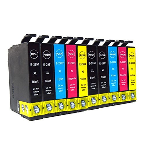 10 x caidi mit neuen Aktualisiert Chip Epson 29 XL Tintenpatronen kompatibel mit Epson Expression Home xp-332 xp-335 xp-235 xp-432 xp-435 xp-245 xp-247 xp-342 xp-345 xp-442 xp-445 xp-330 xp-430