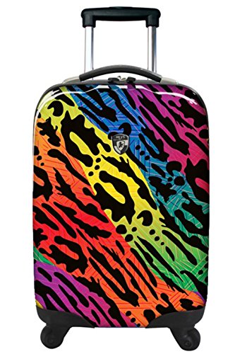 Preisvergleich Produktbild Koffer, Reisegepäck, Trolley by Heys - Premium Designer Hartschalen Koffer - Novus Art Monarch Rainbow Handgepäck