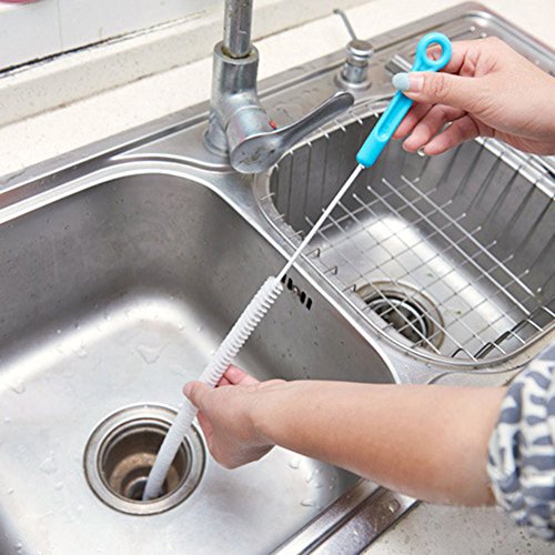 Blue Vessel 71cm Flexible Sink Überlauf -Drain Unblocker reinigen Bürsten-Reinigungsmittel -Küche-Werkzeug - 5