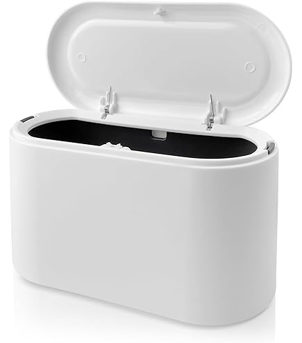 10 Cestini Da Tavolo Per Rifiuti Colazione - Grigio, Polipropilene, 1.8L, Per Hotel E B&B - Foto 5