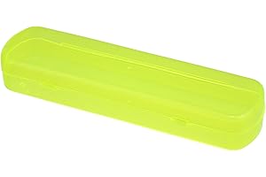 VOCOSTE Étui de Voyage pour Brosse à Dents, en Plastique, 5,5x3,5x20,5 cm Jaune