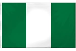 SHATCHI 5ft x 3ft Nigeria Nigerian Country Flag Sporting Events Pub BBQ Decorations for Cricket Rugby Football Sports Banner Fan Support Table Cover