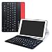 Produktbild LiuShan Samsung Galaxy Tab E 9.6 hülle, Abnehmbare Bluetooth Tastatur (QWERTY, englisches Layout) hülle mit Ständer für Samsung Galaxy Tab E T560N / T561N 24,3 cm (9,6 Zoll) Android Tablet,Rot
