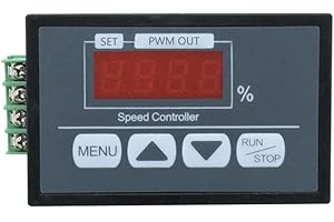 VOKTTA Regolatore di velocità PWM DC 6-60V 12V 24V 36V 48V 60V 30A 1800W Regolatore di controllo della velocità del motore elettrico con modulo driver generatore di segnale