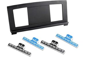 HUIANPEN Noir 500092794 Pupitre compatible avec de nombreux modèles clavier, support clavier 4 partitions