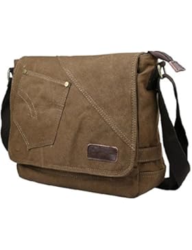 Etasche Unisex Umhängetasche, 35x10x28 cm, Braun (Kaffee)