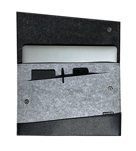 TheVery® – Designer Case Tasche Hülle für 12“ Tablet, Laptop, Netbook wie Apple Macbook Air Pro: Innenmaß: 30x22cm – Außenmaß: 34x25cm - 3