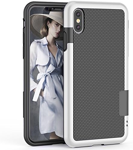 iPhone X Case, 3 Color Hybrid Dual Layer Shockproof Case [Extra Front Raised Lip] Soft TPU &amp; Hard PC Bumper Protective Case Cover for Apple iPhone X (2017) 5.8"