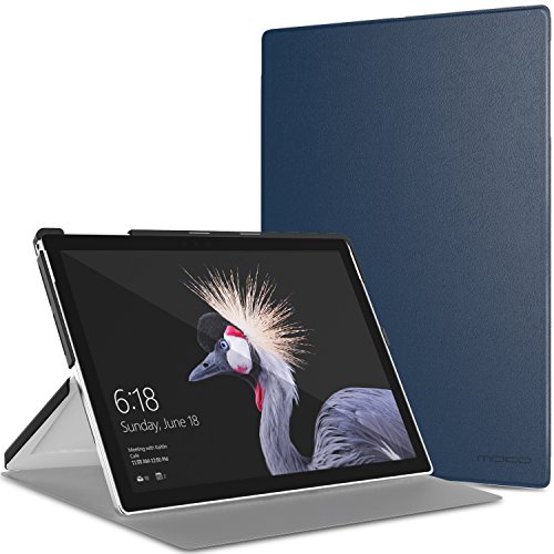 MoKo Microsoft Surface Pro 4 Hülle - Ultra Slim Lightweight Schutzhülle Smart Cover mit Standfunktion für Surface Pro 4 12.3 Zoll Tablet-PC, Marineblau