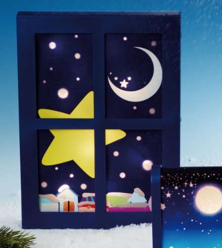 Preisvergleich Produktbild LED DEKO MOND U. STERN 29CM 783905019