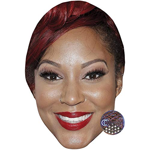 Lyrica Anderson Celebrity Mask, Flat Card Face, Fancy Dress Mask