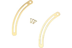 Socobeta Lock Stöd Gångjärn Vintage Style Hållbara Gångjärn för Trälådor Smycken Presentkistor Koppar 20 Set (Mässing färg)