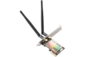 AEISDA Scheda WiFi 6 2974Mbps Dual Band 5GHz/2.4GHz Wireless PCI Express Adapter, Scheda Bluetooth 5.2, WPA3, MU-MIMO, OFDMA, Scheda WiFi PC Fisso, Supporta Windows 10, 11