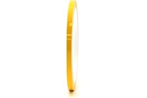 Bandes adhesives décoratives pour auto voiture moto bateau modélisme nombreux coloris longueur 10m ruban adhésif (Jaune, 5mm)