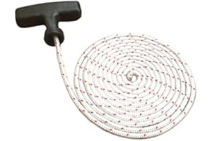 STARTER ROPES Marine outboard engine pull cord starting lead PLUS HANDLE Our best quality rope fits all boat engines - CABIN CRUISERS - DAY BOAT - NARROWBOAT 4mm x 2 metres