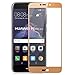 Produktbild zanasta 1x Full Cover Displayschutzglas für Huawei P8 Lite (2017) - Gold