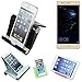 Produktbild K-S-Trade Für Huawei P10 lite Dual-SIM Universal Tisch Ständer Dock schwarz Multi-Winkel Halter Dockingstation Dock Tischständer Halterung für Huawei P10 lite Dual-SIM