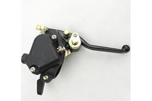 HuoPu - Leva del freno a doppia leva per 4 freni a mano anteriori Mini Moto Quad Pit Bike ATV