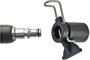 M&M Smartek Adattatore ad alta pressione per tubo spina/convertitore per idropulitrice compatibile a/come K, Black & Decker, Nilfisk, S G1/4" o con M22 IG (opzione C per Bosch/Parkside)