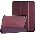 ProCase for iPad (A16) 11th Generation 11 Inch 2025/ iPad 10th Generation 10.9 Inch 2022 Case, Slim Smart Cover With Translucent Hard Shell Back, Supports Touch ID, Auto Wake/Sleep -Wine