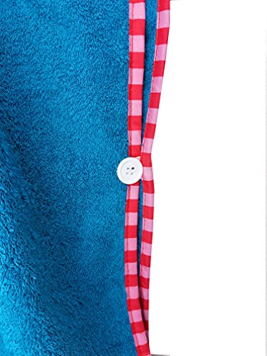 Bade-Poncho für Jungen und Mädchen von SCHLUPFI: Kuscheliges Tiermotiv-Badetuch aus Baumwolle (Frottee) mit Kapuze – Baby-Strandtuch oder Kinder-Handtuch - 5