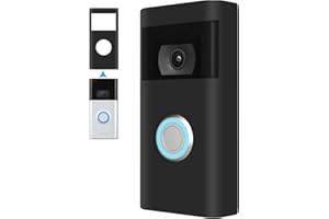 TYEYOBER Silicone Skin Case Cover Compatible With Ring Video Doorbell 2nd Generation/Ring Doorbell Battery Plus - Protect your Ring Video Doorbell from Direct Infringement of Sun Glare, UV & Weather