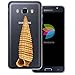 Produktbild dessana Gemalte Muscheln Transparente Silikon TPU Schutzhülle 0,7mm Dünne Handy Tasche Soft Case für Samsung Galaxy J5 (2016) Sand Muschel