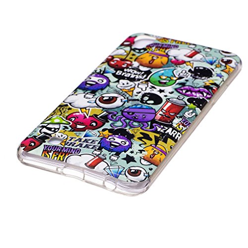 LG X Power Funda  SATURCASE Patr  n Hermoso Luminoso Fluorescente Ultra Delgado Flexible Suave TPU Gel Silicona Trasera Bumper Protector Funda Carcasa Case Para LG X Power  Design-6 