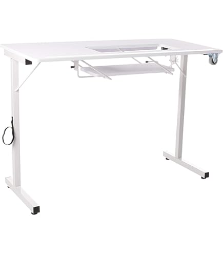 Sew Ready Obile Folding Craft Table With Adjustable Panels