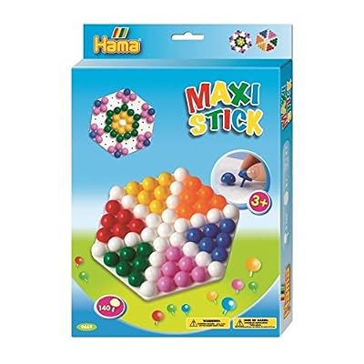Hama - 9669 - Loisirs Créatifs - Boîte Maxi Pions - Hexagonale