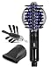 Xculpter Wild - Mini Straightening Hair dryer - Two Brushes - Blue