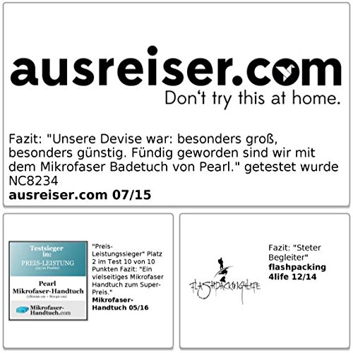 PEARL Extra saugfähiges Mikrofaser-Handtuch 80 x 40 cm, grün - 5