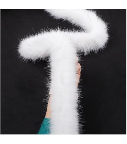 2 m 8 cm kunstbont rand kunstbont lint decoratief lint handwerk pluche band kleding levert voor doe-het-zelf handwerk naaien, geschenkdecoratie, kledingdecoratie, zwart A