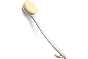Spazzola Schiena Doccia, HORJOR Spazzola Bagno Schiena Manico Lungo 38cm, Morbida e Confortevole Spazzola Scrub Corpo, Spazzola per Lavare la Schiena per Uomini Donne Anziani