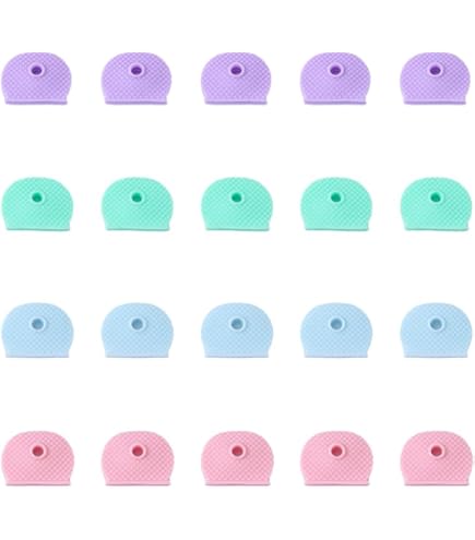 3 Copritasti In Pelliccia Per Chiavi - Identificazione Facile E Decorativa - Foto 8