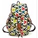 Produktbild Frauen Schwalbe Schwalbe Print Casual Canvas Umhängetasche Rucksack , Schmetterling & mehrfarbig