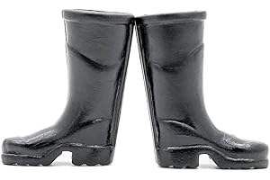 Odoria 1:12 miniatura de goma botas de lluvia de hadas jardín arranque casa de muñecas muebles accesorios