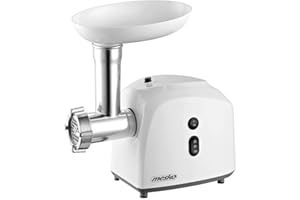 Adler MS 4805 Mesko Maszynka Do Mięsa, 600 W, Biały/Srebrny